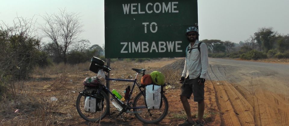Cycling 2,500km unsupported through Southern Africa, Zimbabwe, 29 yrs old