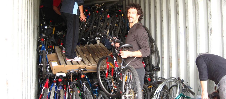 Teaming up with Bicycles for Humanity for Africa, Melbourne, Australia, 29 yrs old