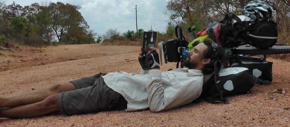 Taking a rest from cycling through Southern Africa, 29 yrs old