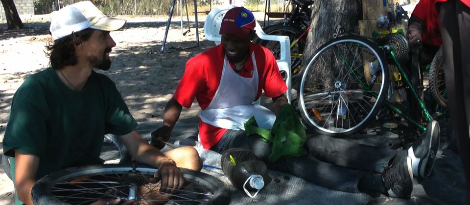 Setting up a sustainable bike shop, Namibia, 29 yrs old